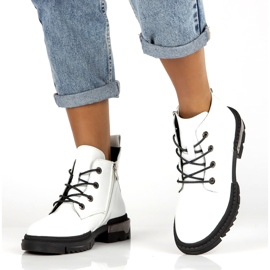 Filippo DBT4173 Botas envernizadas isoladas, brancas branco 4