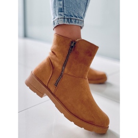 PA1 Bota rasa Kallen Camel marrom 1