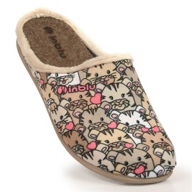 Chinelos femininos com uma inserção removível multicolorida Inblu multicolorido 1
