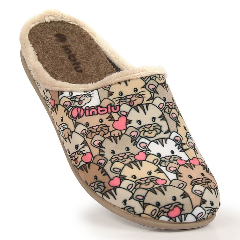 Chinelos femininos com uma inserção removível multicolorida Inblu multicolorido 1 Chinelos femininos com uma inserção removível multicolorida Inblu multicolorido 1