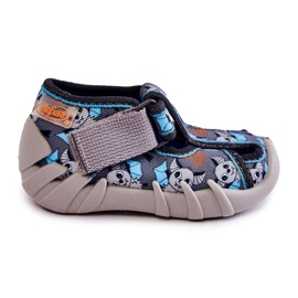 BEFADO S.A. Chinelos Befado Velcro 190P104 Azul-cinza 2