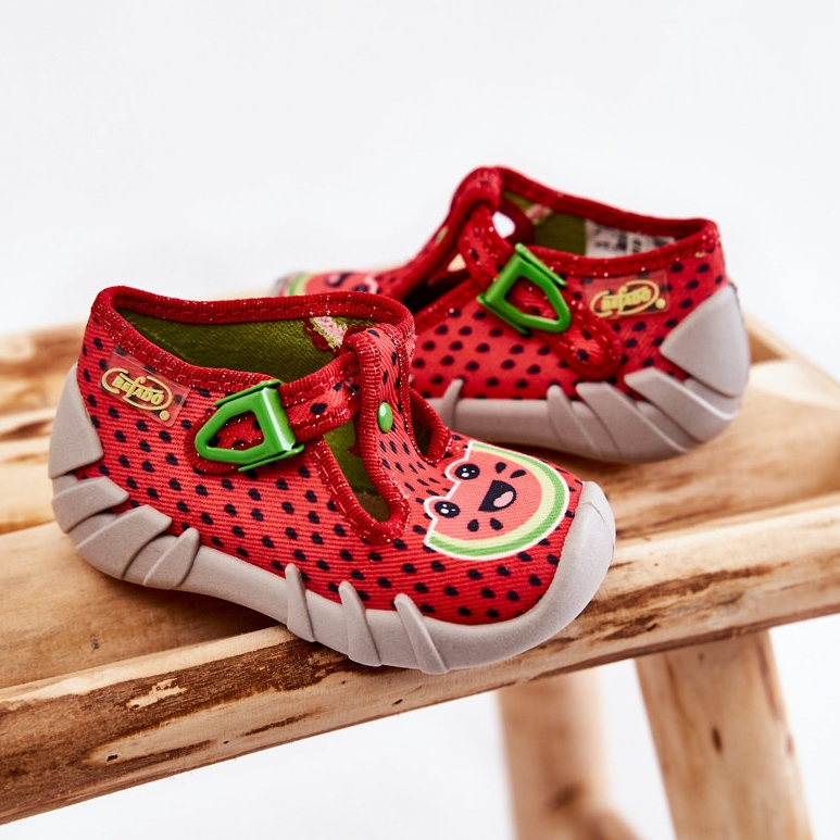 BEFADO S.A. Sapatos Chinelos Befado Melancias 110P459 Vermelho 1