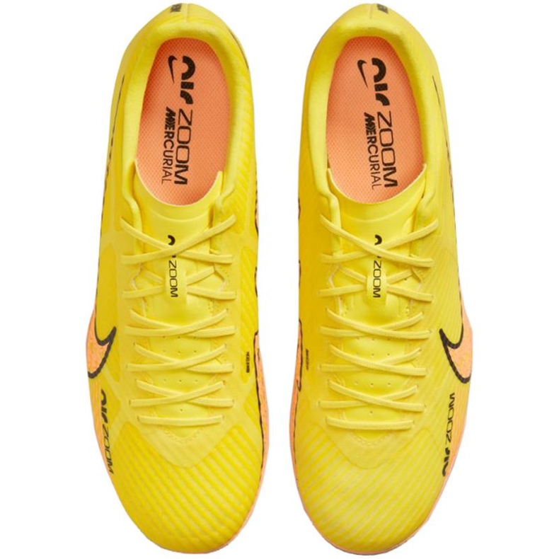 Chuteira Nike Zoom Mercurial Vapor 15 Academy Tf M DJ5635 780 amarelo amarelos 1 Chuteira Nike Zoom Mercurial Vapor 15 Academy Tf M DJ5635 780 amarelo amarelos 1