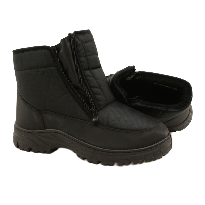 News Botas de neve para homem com fecho de correr Notícias 22MN26-5011 preto 3 News Botas de neve para homem com fecho de correr Notícias 22MN26-5011 preto 3