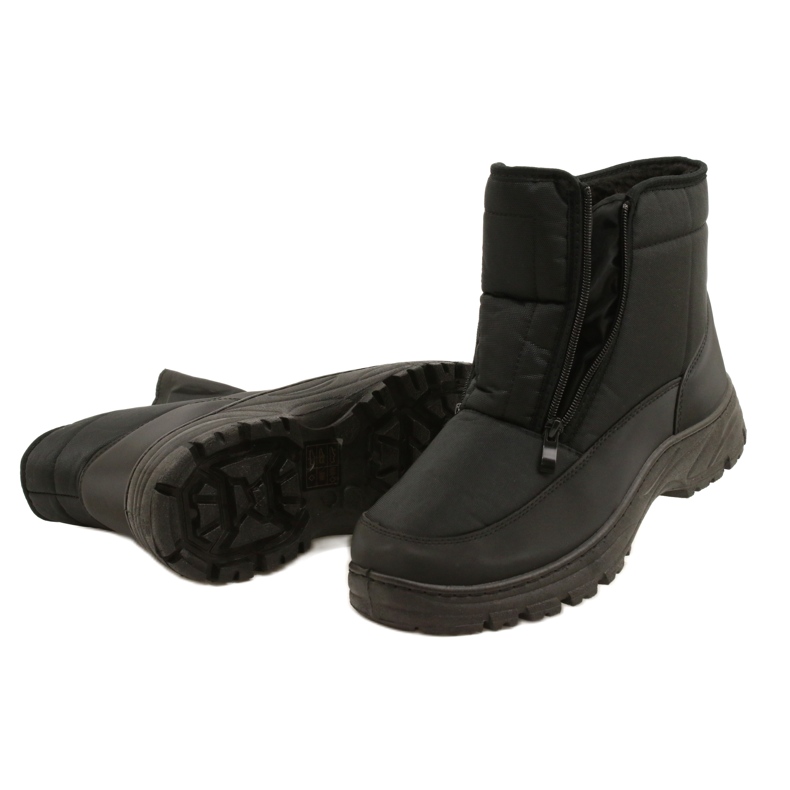 News Botas de neve para homem com fecho de correr Notícias 22MN26-5011 preto 4 News Botas de neve para homem com fecho de correr Notícias 22MN26-5011 preto 4