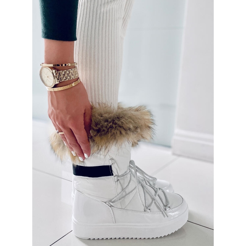 BM Botas de neve de mulher Amerie White branco 1