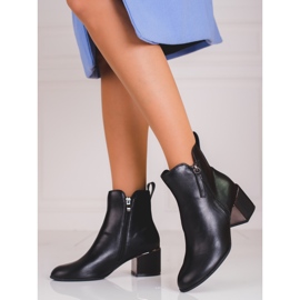 Botas femininas clássicas Shelovet pretas preto 1