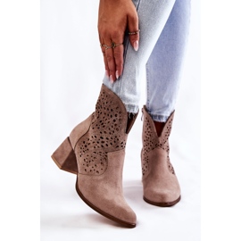 Botas a céu aberto Lewski Shoes 3166 Cappucino castanho 1