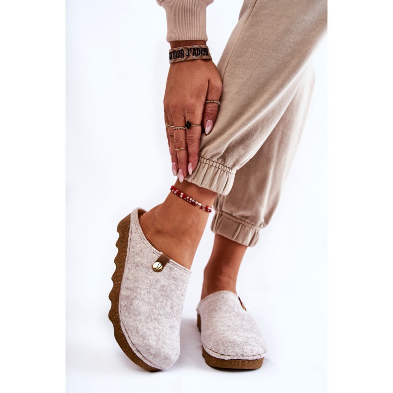 Chinelos Domésticos Chinelos Profiláticos Inblu DK-08-002 Bege 1