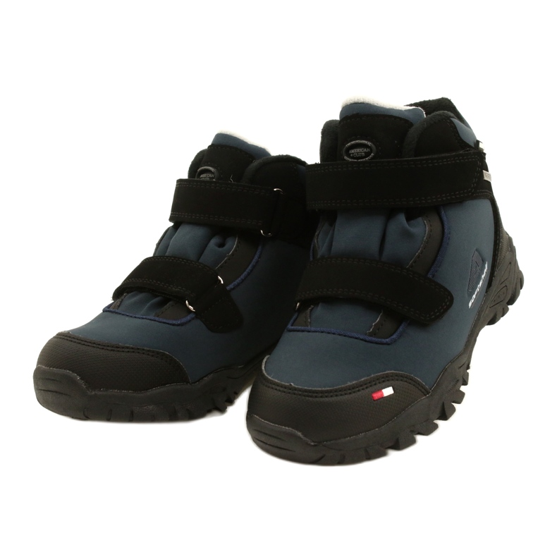 Botas American Club Softshell com membrana WT69 Navy preto azul marinho 2