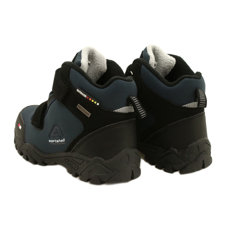 Botas American Club Softshell com membrana WT69 Navy preto azul marinho 3