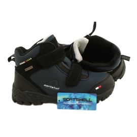 Botas American Club Softshell com membrana WT69 Navy preto azul marinho 4