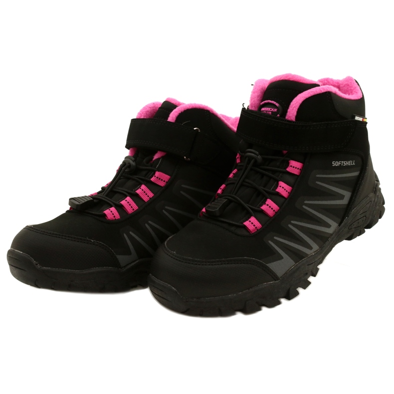 Botas American Club Softshell com membrana WT107 Preto / Rosa 2 Botas American Club Softshell com membrana WT107 Preto / Rosa 2