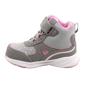 American Club Sapatos esportivos para meninas com uma membrana rosa cinza RL92/22 2
