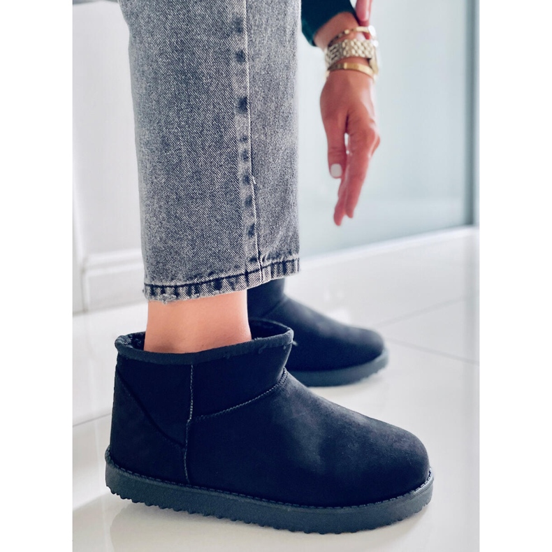 PA1 Botas curtas de neve Emusy, Aliana Black. preto 1