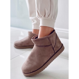 PA1 Botas de neve curtas Emusy por Aliana Khaki bege 1