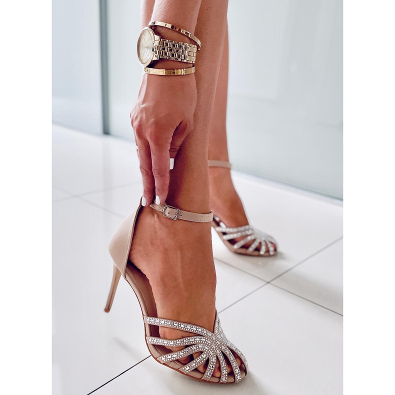 PA1 Pinos com pedras Diamond Khaki bege 1 PA1 Pinos com pedras Diamond Khaki bege 1