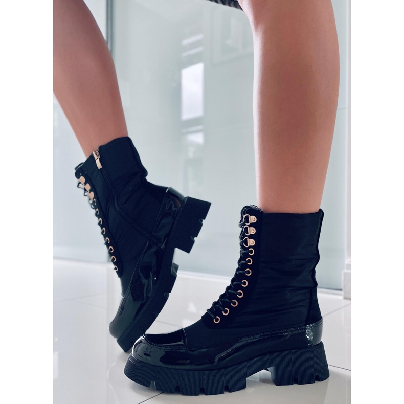 BM Botas com cadarço Merced Black preto 1