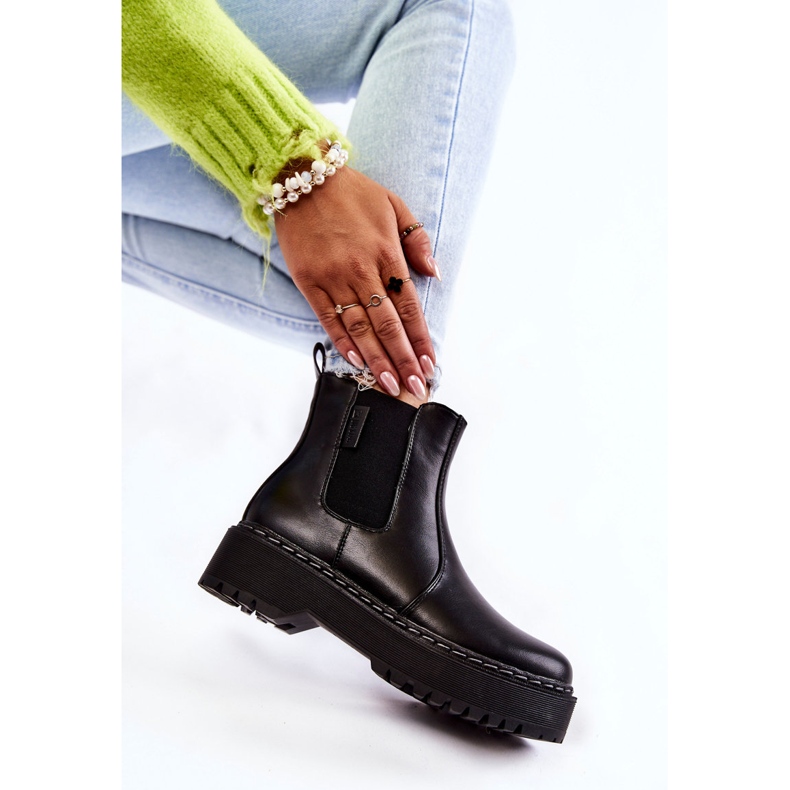 Botas quentes sem salto Big Star II274101 pretas preto 1