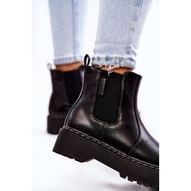 Botas quentes sem salto Big Star II274101 pretas preto 2