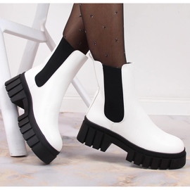 Botas brancas femininas com plataforma isolada Sergio Leone branco 1 Botas brancas femininas com plataforma isolada Sergio Leone branco 1