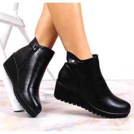 Botas femininas pretas com isolamento Jezzi preto 1 Botas femininas pretas com isolamento Jezzi preto 1