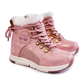 Botas isolantes infantil com zíper Big Star KK374177 Rosa 1