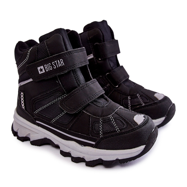 Botas infantis espuma de memória Big Star KK374157 preta preto 1