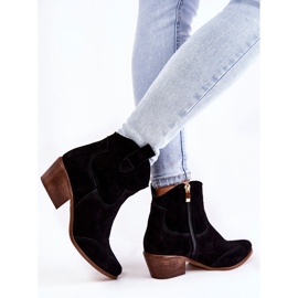 Lewski Shoes Botas femininas Spitz Lewski sapatos 3236 preto 2