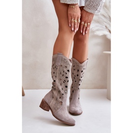 Lewski Shoes Botas de camurça a céu aberto Lewski sapatos 3170 Cappucino bege 1