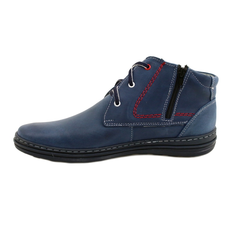 Polbut Botas masculinas sem isolamento 339 azul marinho 4