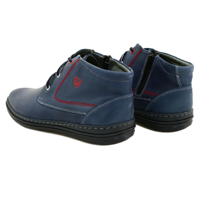 Polbut Botas masculinas sem isolamento 339 azul marinho 6