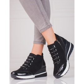 W. Potocki Botas desportivas Potocki para mulher com isolamento preto 2