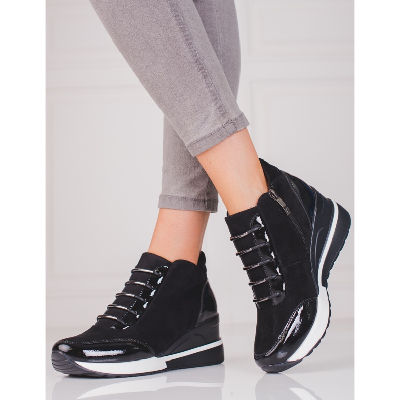 W. Potocki Botas desportivas Potocki para mulher com isolamento preto 2 W. Potocki Botas desportivas Potocki para mulher com isolamento preto 2