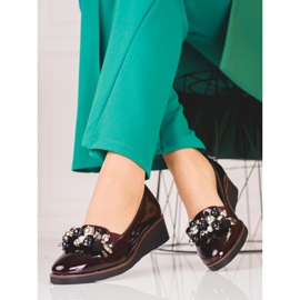 W. Potocki Sapatos elegantes na cunha Potocki vermelho 2 W. Potocki Sapatos elegantes na cunha Potocki vermelho 2