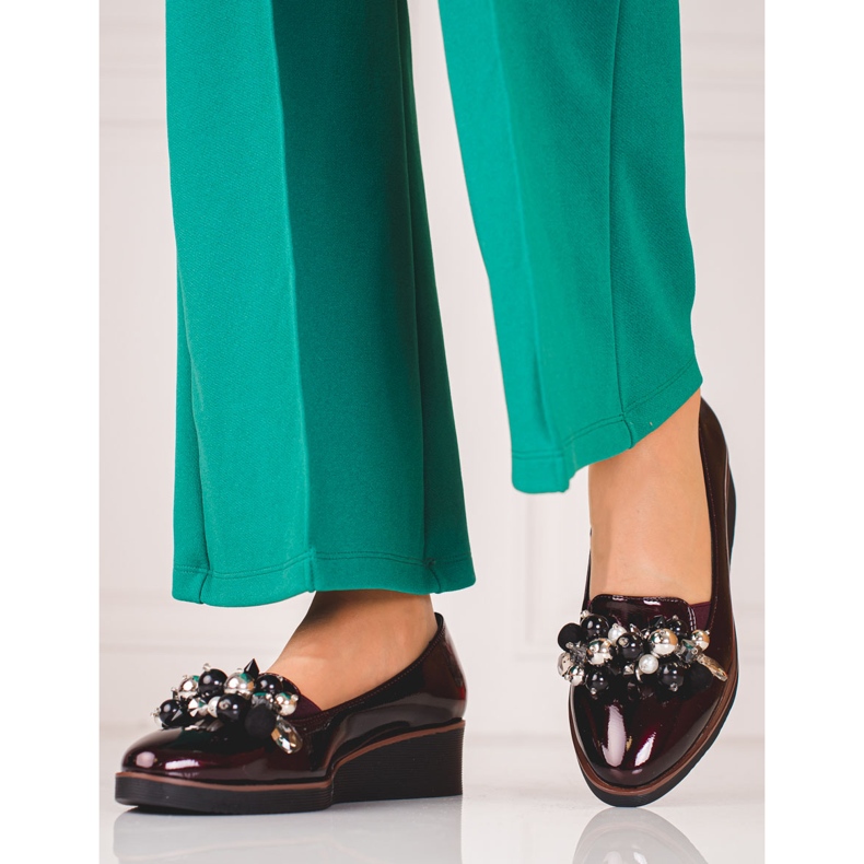 W. Potocki Sapatos elegantes na cunha Potocki vermelho 1 W. Potocki Sapatos elegantes na cunha Potocki vermelho 1