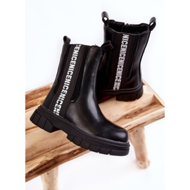 Botas quentes para crianças pretas Kimmy preto 2
