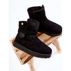 Vinceza Botas de neve para crianças Black May preto 2