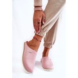 Chinelos quentes domésticos Inblu CS-34-023 Rosa 1