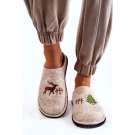 Chinelos domésticos Big Star KK276016 Bege 2