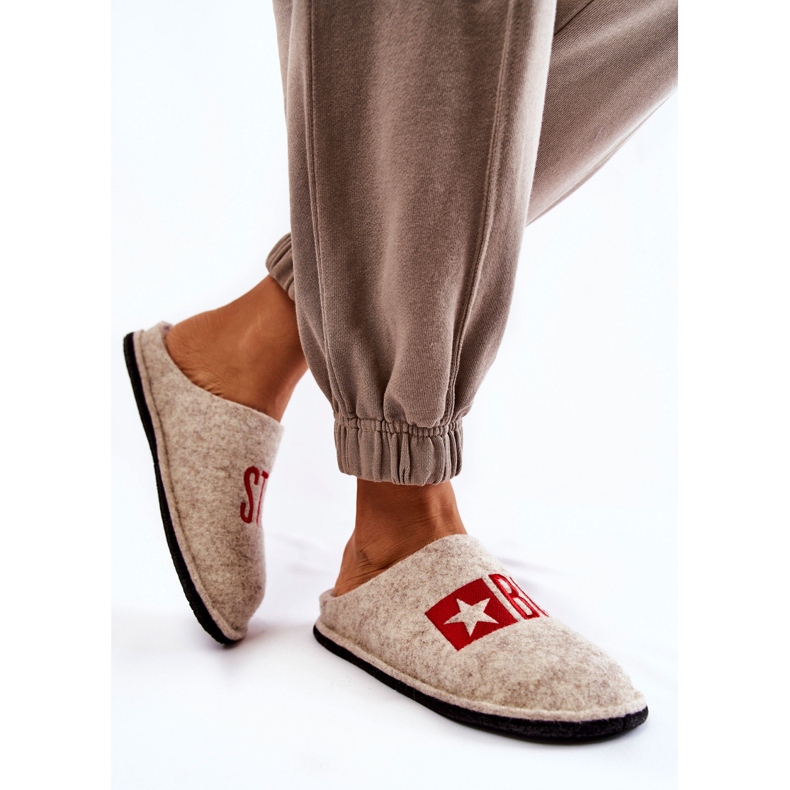 Chinelos domésticos Big Star KK276021 Bege 2