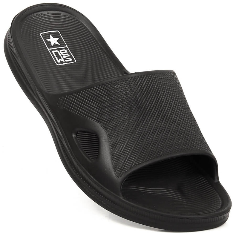 Chinelos esportivos de espuma NEWS pretos 1
