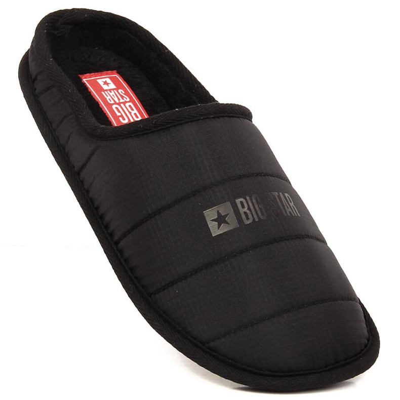 Pantufas pretas com isolamento Big Star KK274602 preto 1 Pantufas pretas com isolamento Big Star KK274602 preto 1