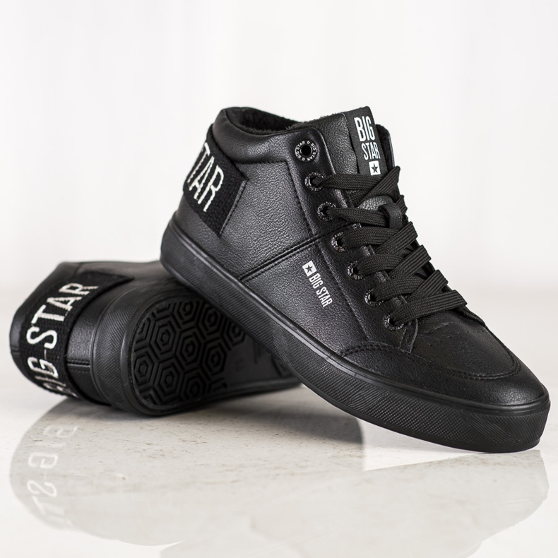 Tênis feminino Big Star EE274351 preto 2