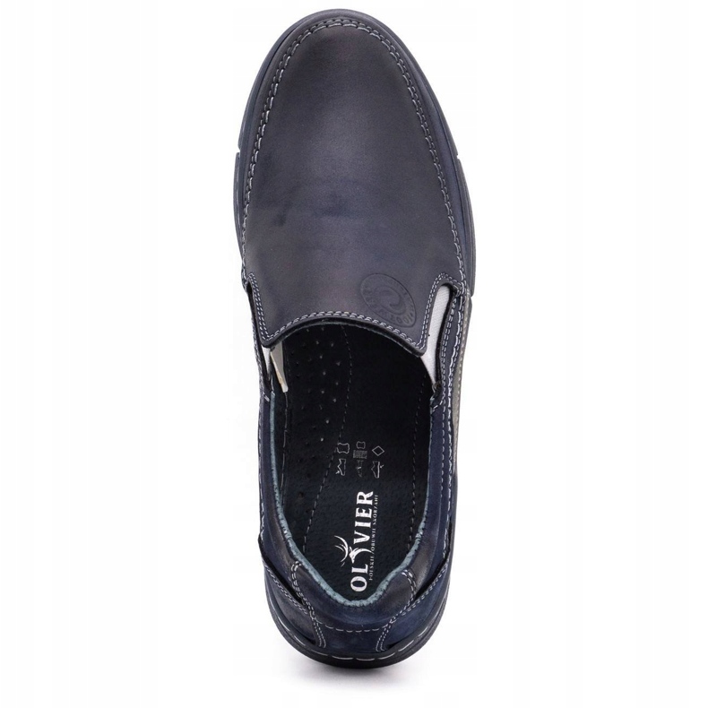 Olivier Mocassim masculino 283GT, azul marinho 4