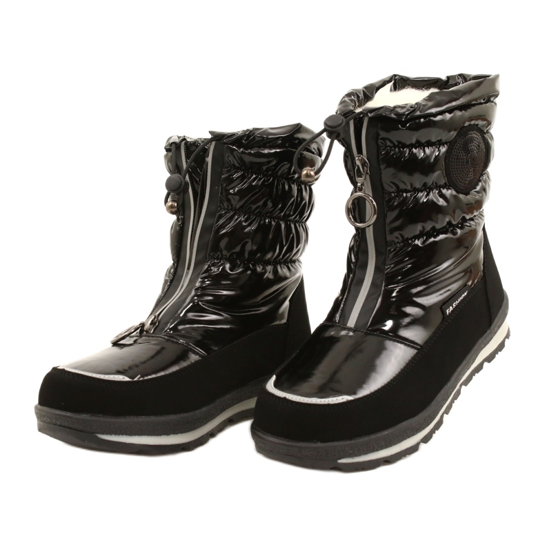 Botas de neve de mulher Miss Evento 22SN23-4324 Preto 2