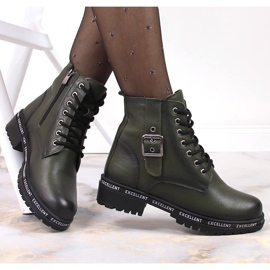 Botas verdes para mulheres botas com isolamento T.Sokolski 1
