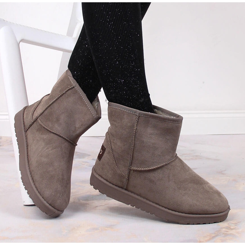 News Botas esquimó de mulher, com isolamento em camurça NOTÍCIAS marrom 1