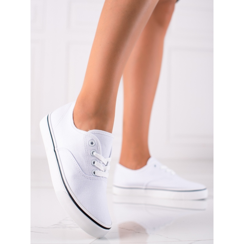 SHELOVET tênis feminino branco 1