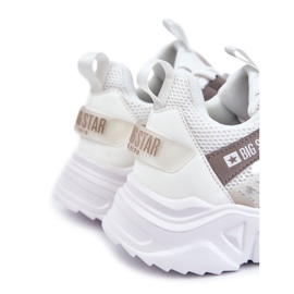 Tênis esportivo masculino leve Big Star KK174055 branco 1